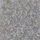 Miyuki delica Perlen 15/0 - Transparent gray mist ab DBS-1251